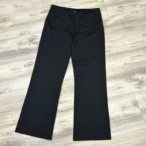 Yogipace Black Flared Leg Performance Yoga Pants / Double Back Pockets / Size XL